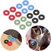 10 Pcs Guitar Rubber Strap Locks Anti Slip PE Pads/Secure and Safe Guitar Strap Locks Compatible Guitar Protect