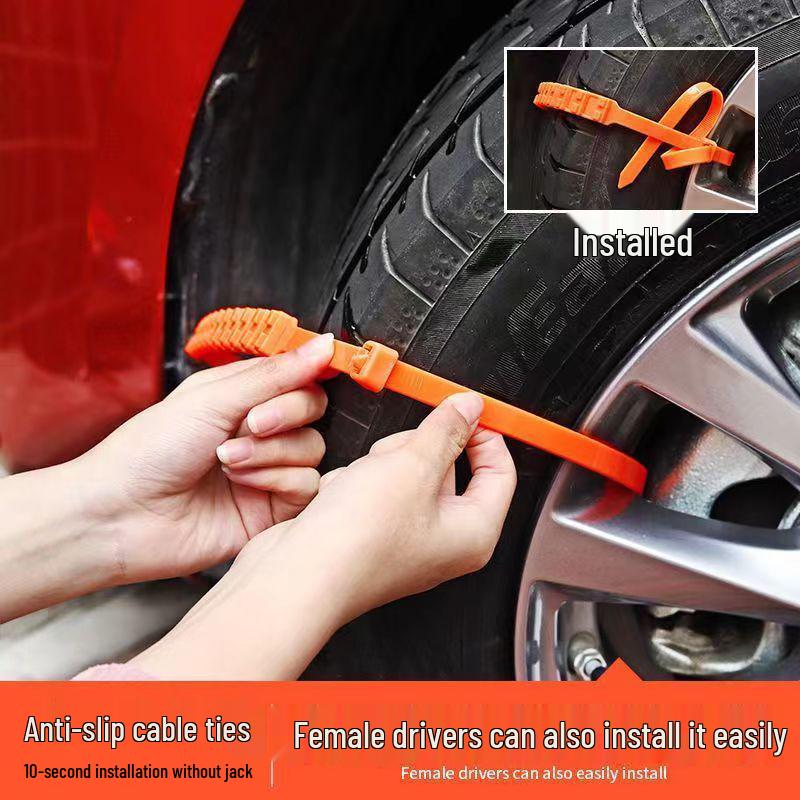 Внедорожные цепи противоскольжения для снега и грязи