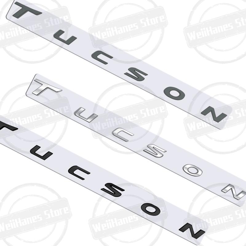 1 шт. ABS 3D Для Tucson Логотип Наклейка на капот автомобиля Буквенный логотип Наклейка на кузов заднего багажника автомобиля Эмблема Аксессуары