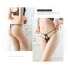 Pearl Massage Thong Sexy Underwear Open-file Women's Sexy Low-rise Japanese Hollow Foreign Trade T-pants 2214