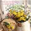 Букет из искусственного шелка 15 голов искусственных ромашек для спальни