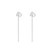 Новый продукт Yunduo Ear Cable женские темпераментные простые длинные маленькие серьги-облака новые аксессуары для ушей