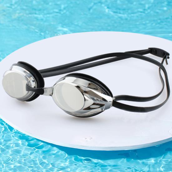 Очки для плавания с защитой от запотевания, прозрачные, с широким обзором, защитой от УФ-лучей, регулируемым ремешком