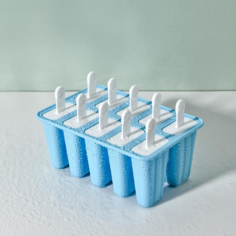 Popsicle Molds 4-12 Pieces Popsicle Molds Silicone BPA Ice Pop Easy Release Popsicle Mold 10 Sticks Ice Pop Easy Release Mold