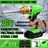 9000N Electric Cordless Blind Rivet Guns Insert Nut Pull Riveting Tool With LED Lighit With 1/2 Battery 26V