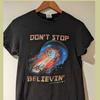 Винтажная футболка Journey Journey Don't Stop Believing Футболка группы Journey R Унисекс Футболка