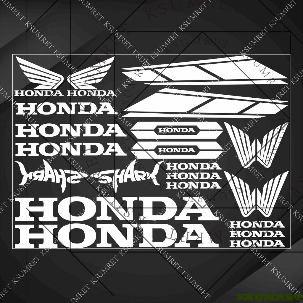 For Honda Motorcycle Sticker Decals Helmet Logo