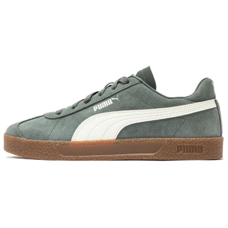 Puma Клубные удобные и легкие низкие кроссовки Бундесвера Унисекс Зеленый Белый 401514-03