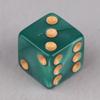 Шестигранные игровые кости 16 мм акриловый набор кубиков D6 для D&D, RPG, настольной игры или обучения математике, кости с эффектом авантюрина