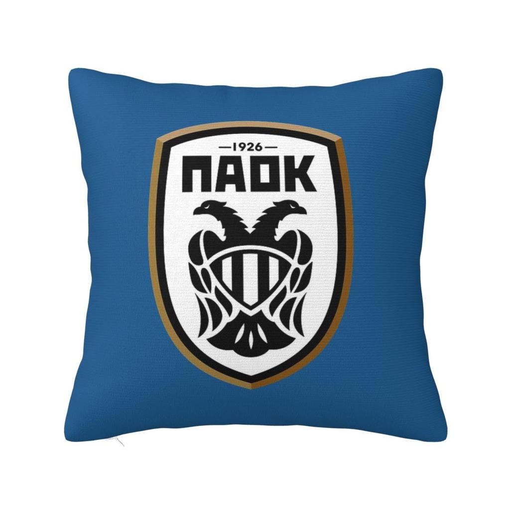 PAOK Греческий Футбол Спортивные Фанаты Из Салоник Площадь Наволочка Чехол для Подушки Чехол для Подушки Покрывало для Дивана Дома
