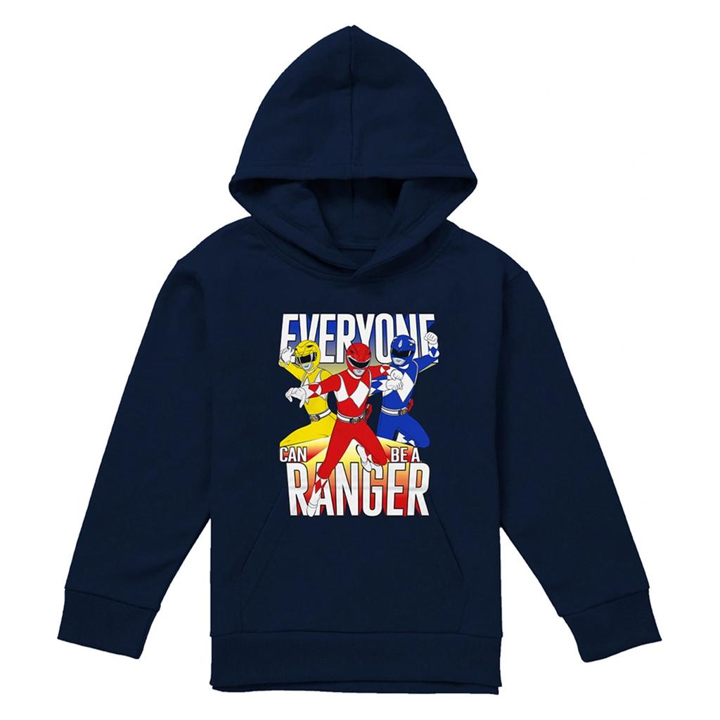 Power Rangers Childrens/Kids Everyone Can Be A Ranger Heather Pullover Hoodie