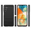 Galaxy A14 5G Flexible Carbon Silicone Case Black by Hurtel
