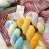 Hand-dyed Wool Yarn, Gradient DIY Knitting Patterns for Sweaters, Baby Silk Yarn Shawls, Scarves, and Handmade Hats