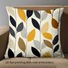 1 Pieces Modern Leaf Pattern Throw Pillow Cushions Set Polyester pillowcase, sofa decorative cushion cov Headboard Pillow