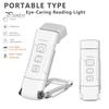LED Book Light Reading Lamp 3 Color Temperatures Dimmable Eye-Friendly Flicker-Free Super Bright USB Rechargeable Clip-on Lamp