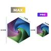 1 шт. Шестиугольное фрактальное кольцо Спиральное изменение Игрушки 3D-печать Фрактальный Шестиугольник Игрушка для снятия стресса