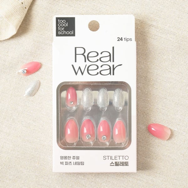 Too Cool For School Real Wear Накладные ногти Стилет Блестящие