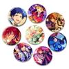 32/44/58mm Ensemble Stars Idol Brooch Round Cartoon Cosplay Badge Akehoshi Yuuki Fushimi Narukami Lapel Pins for Backpack Gift Accessory