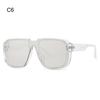 New Square Sunglasses Fashion Retro One Piece Sun Glasses Eyewear Uv400 Shades For Women Men Luxury Eyewear