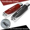 Car Hand Brake Carbon Parking Brake Handbrake Grips Protection Cover For Citroen C1 C2 C3 C4 C5 C6 C8 C4L DS3 DS4 DS5 LS DS6