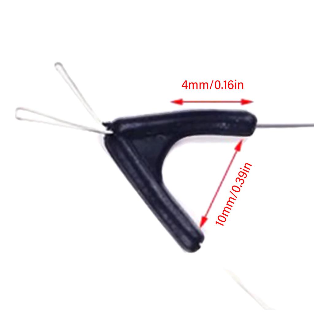 100 шт. Рыболовные разветвители для поводка, Двойные крючки, Устройство-контактор, Стопорки для лески, Вертлюжок для лески, Инструмент для разветвления лески