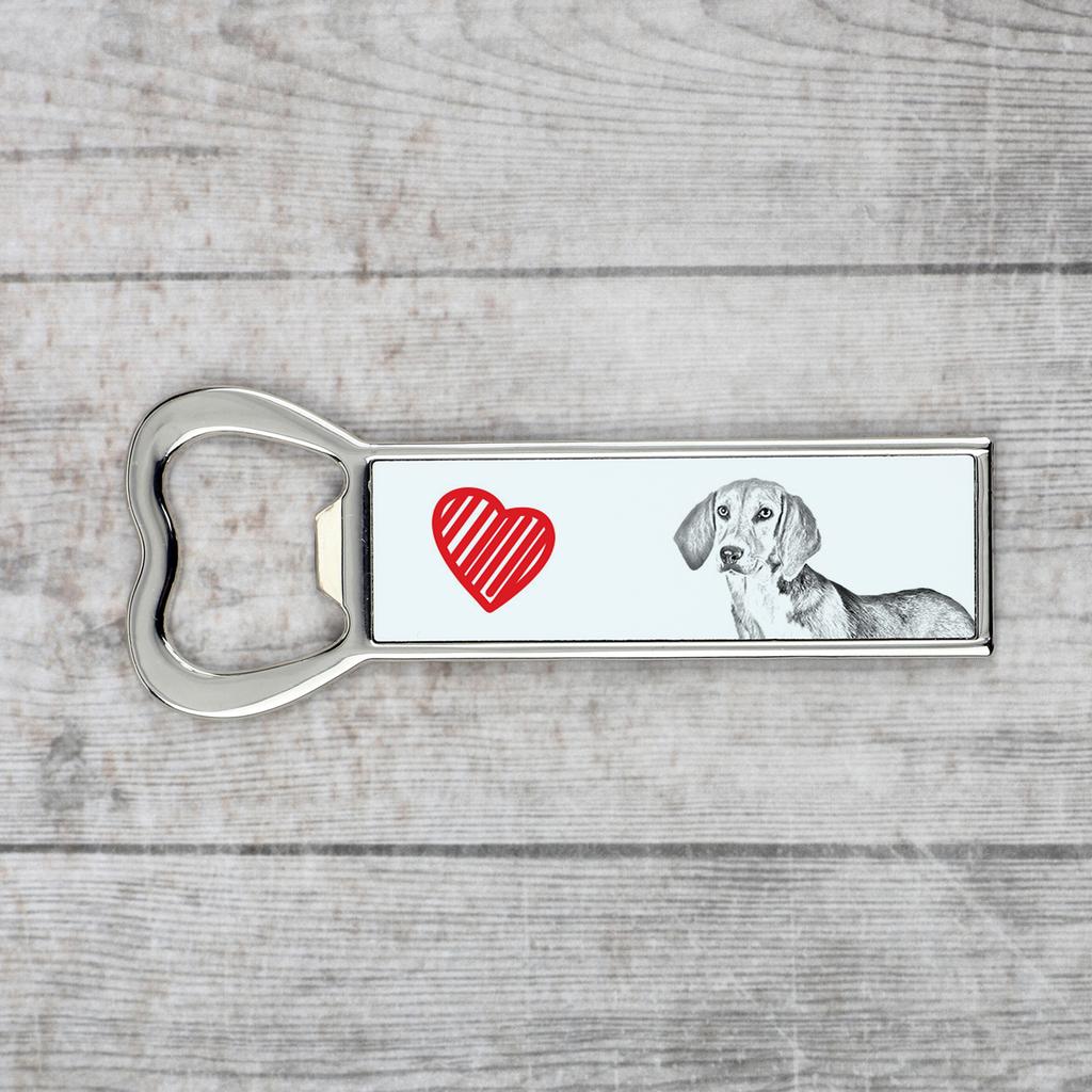 Harrier - Otwieracz Do Butelek Z Psem, Personalizowany Otwieracz Na Lodówkę, Wyjątkowy Upominek Dla Mężczyzny Marki Art-Dog
