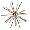 Brass Stainless Steel Dandelion Type Fountain Nozzle Outdoor Crystal Ball Sprinkler Pool Landscape