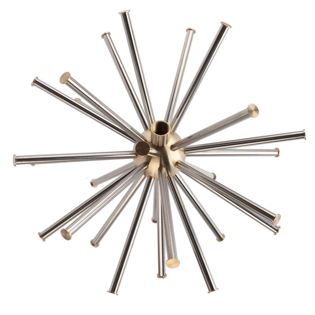 Brass Stainless Steel Dandelion Type Fountain Nozzle Outdoor Crystal Ball Sprinkler Pool Landscape