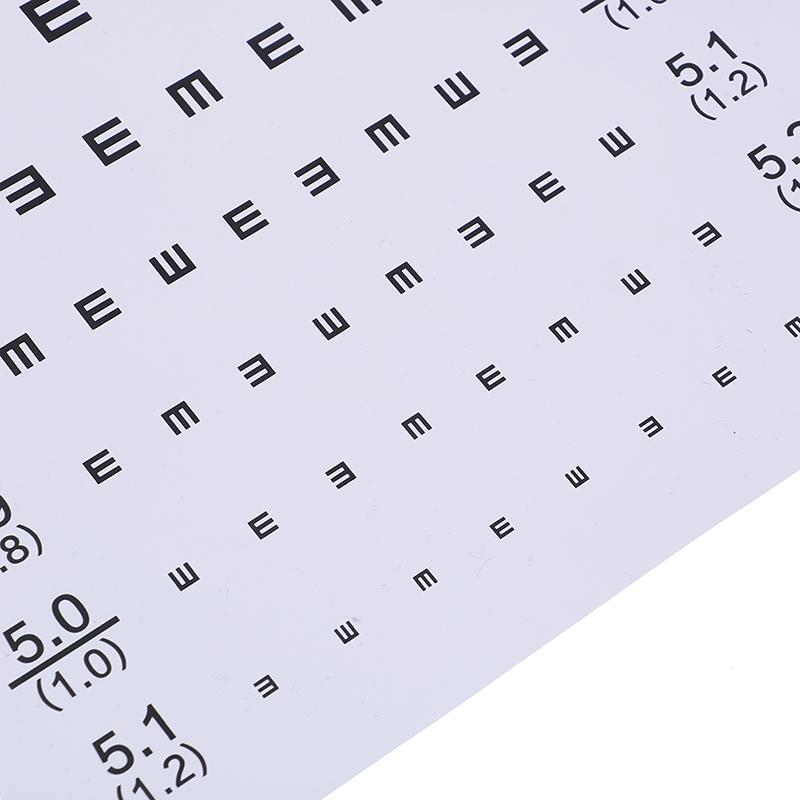 Настенная водонепроницаемая таблица для проверки зрения, таблица для проверки зрения, таблица для проверки зрения для больницы