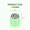 For VOLKSWAGEN VW Polo B5 Cars 2025 Hot For Volkswagen 4Pcs Luminous Car Tire Valve Caps Badge Emblem Auto Accessories For Volks