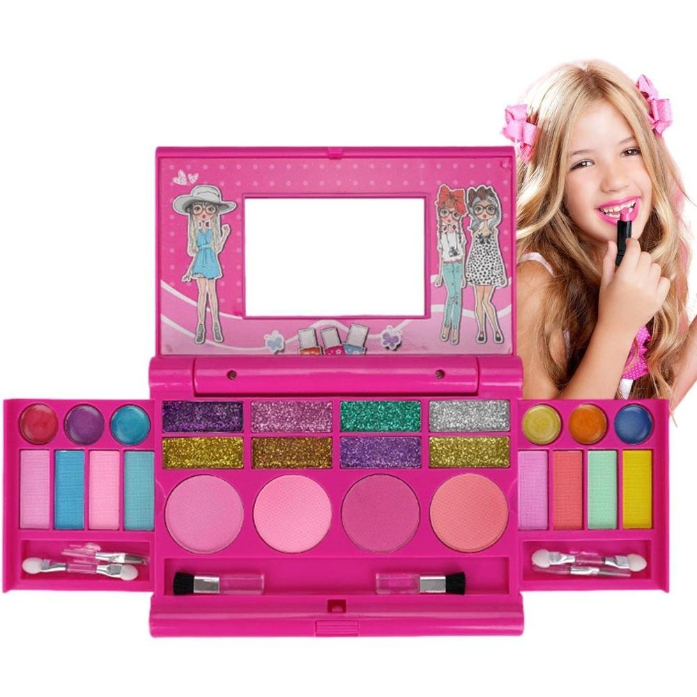 Детский набор для макияжа для девочек, макияж для девочек, набор для макияжа для девочек, подарок на день рождения, Рождество для маленьких девочек