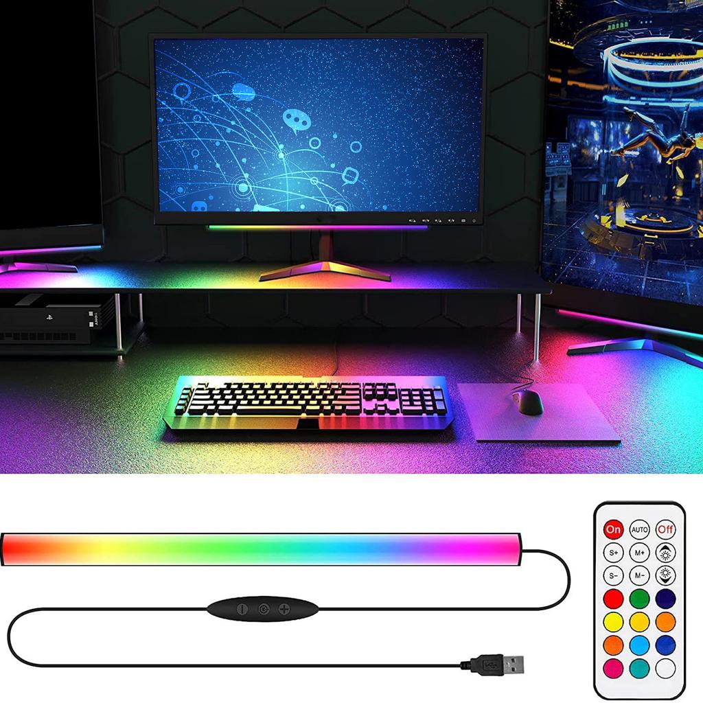 RGB Фантомный Цвет Светодиодная лента для подсветки клавиатуры, подсветка окружения экрана, ночник Переключатель/Пульт Дистанционного Управления Интерактивный