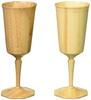 Octus Vessel Cocktail Glasses, 130ml, Pair, Bamboo, Dishwasher Safe, White/Brown, RV-108WB