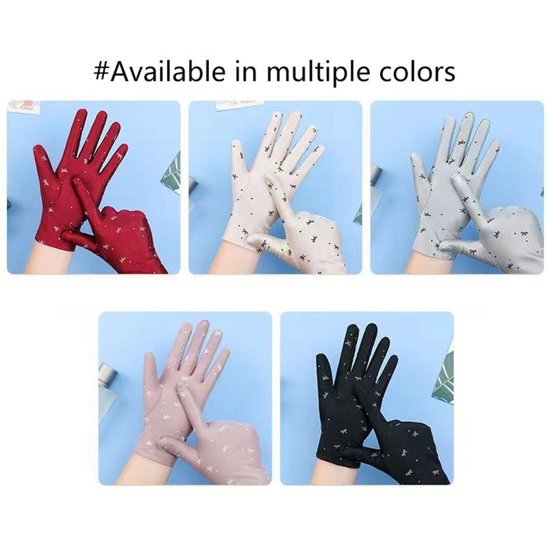 Женские перчатки-митенки для вождения, солнцезащитные перчатки, женские летние дышащие эластичные перчатки для защиты от солнца для леди, девушки