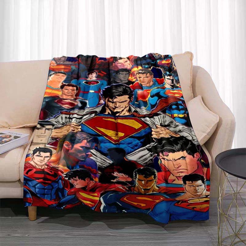 2026 New Superman Character Poster Blanket, Comfortable Home Blanket, Ideal Gift for Fans.