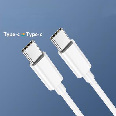 YurKem Кабель Type-c на Type-c Поддержка передачи данных для Samsung S23 S22 S21 Xiaomi Huawei Зарядный кабель для MacBook Pro IPad Pro для iphone