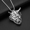 Панк-амулет, маска демона, ожерелье для моделирования личности, готическая мужская подвеска, праздничный подарок на вечеринку, ювелирные изделия