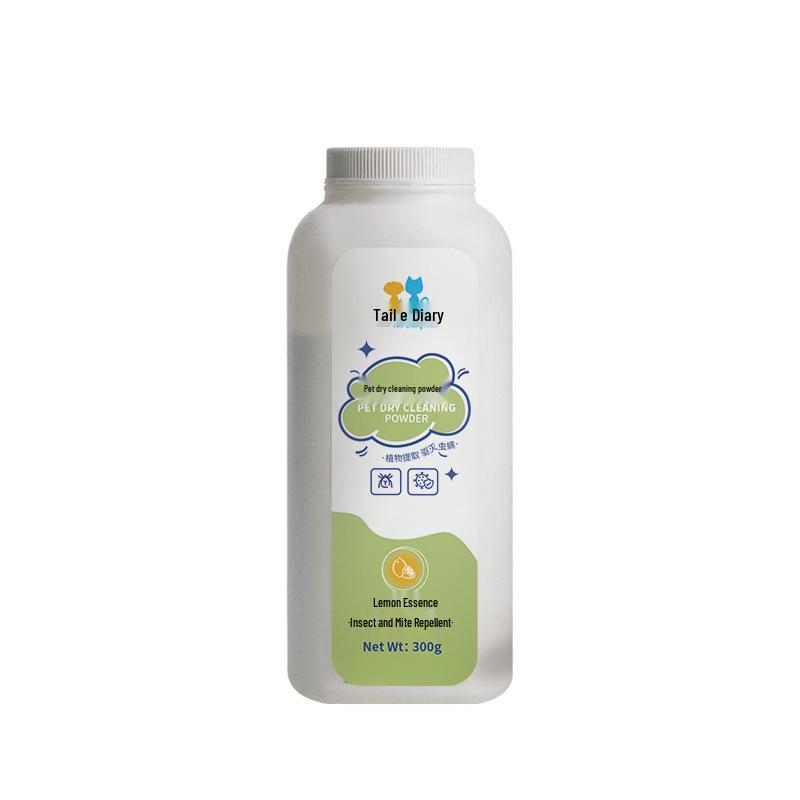 Pet Dry Cleaning Powder & Anti-Itch Deodorizing Dog and Cat Shampoo
