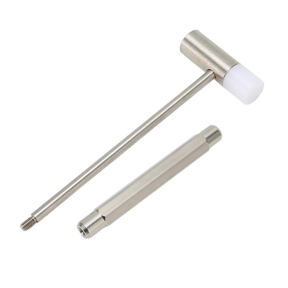 Stainless Steel, ABS High Hardness Mini Round Head Mallet Household Small Metal Fitting Tapping