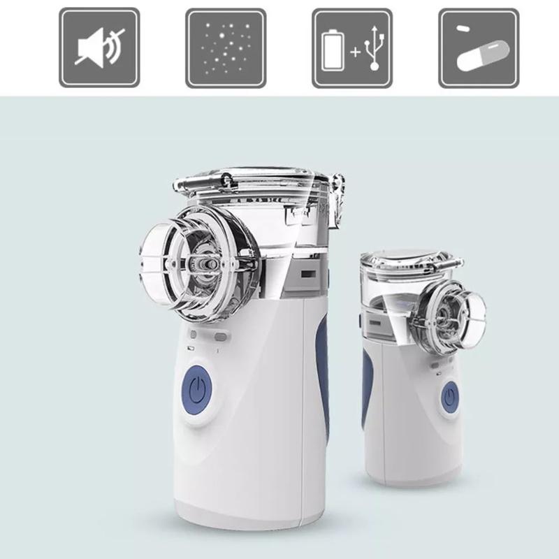 Портативный ультразвуковой сетчатый небулайзер-ингалятор для эффективной респираторной терапии