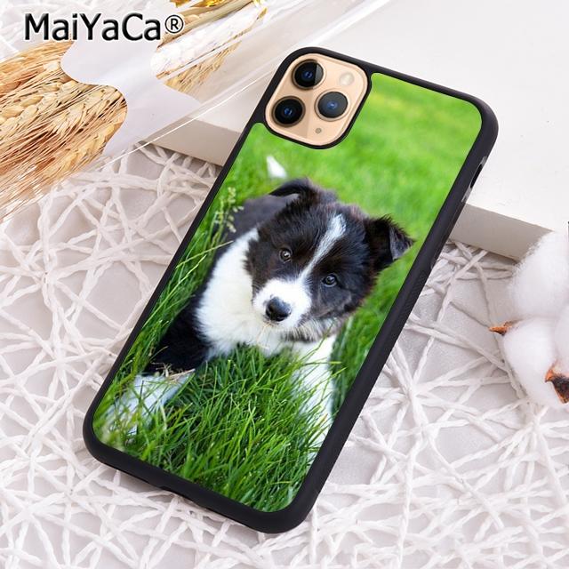 Красивый Забавный Бордер-колли Щенки Чехол для Телефона Для iPhone 17 Air 16 15 14 plus 12 13 pro max coque