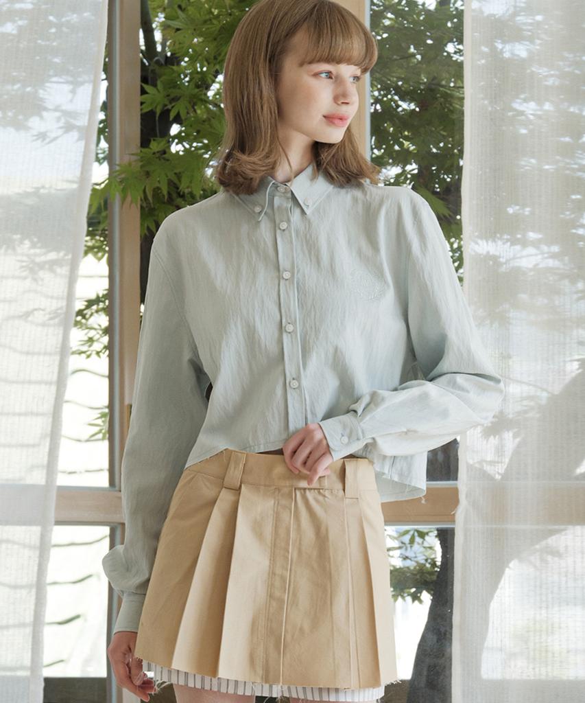 AVANDRESS Solid Mu Shirt Ivory