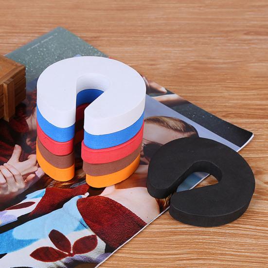 4Pcs Household Door Buffer High Elasticity Not Easy To Fall Home Improvement Protection Safe Stopper Protecting Children