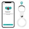 Чехол - Phonillico - AirTag 2021 - Набор из 2 штук - Мягкий силикон - Нескользящий