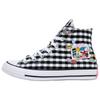 Hello Kitty x Chuck Taylor All-Star Черно-бело-розовые Унисекс Кроссовки Бело-розовые A17697C