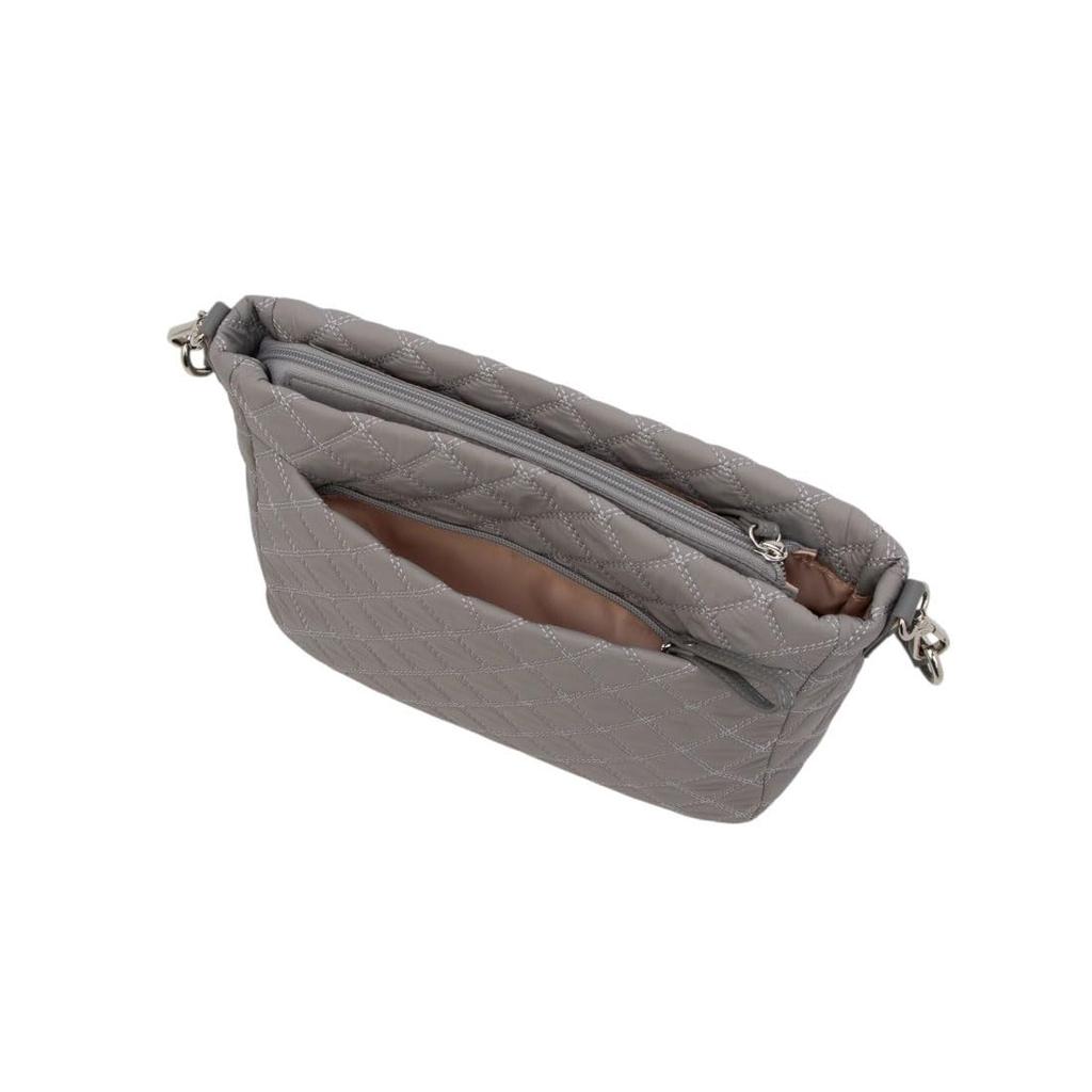 Сумка на плечо CLASSUS Capella серо-бежевого цвета, женская,