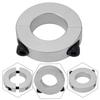 Double Split Clamp Ring Interchangeable Normal Type Silver