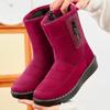 Cotton Shoes Winter Women's Boots Polyurethane Boots Piled Thickened Boots Outdoor Warm Snow Boots