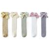 Colorful Kids High Cute Sweat Birthday Gift [HAYAHARU] Socks, Socks, Girls' Socks, Cotton, Soft, Ribbon, Absorbent, Breathable, Photography,