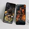 Firefighter Training Case Phone For Redmi 13 14C 12 12C Note 14S 14 Pro Plus 10 10A 10C 9 9A 9C 9T 8 8A 7 7A TPU Clear Cover